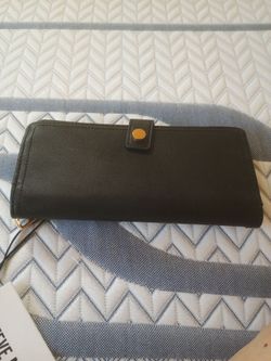 Steve Madden black leather wallet