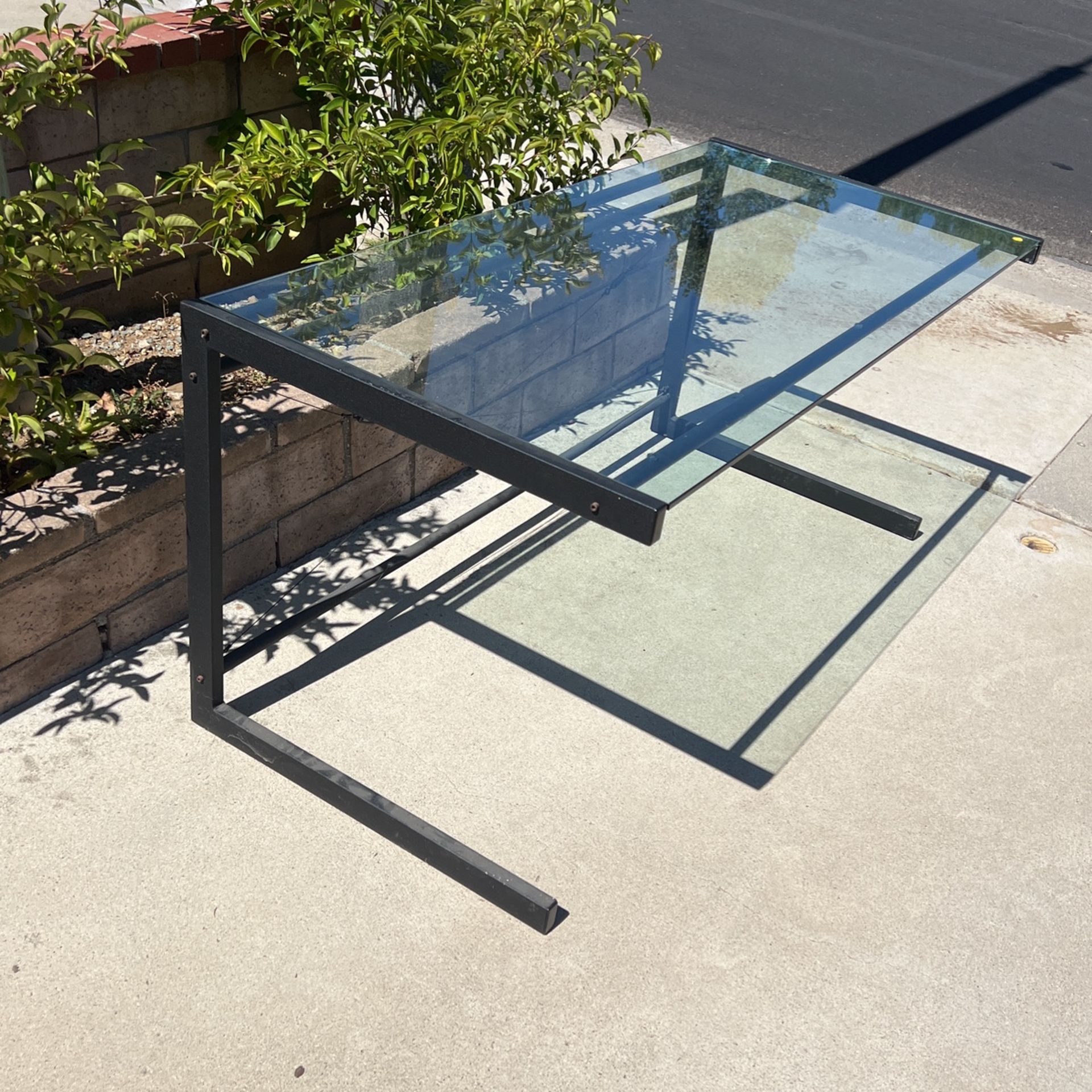 Glass Top Desk