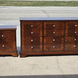 DRESSER AND NIGHTSTAND 