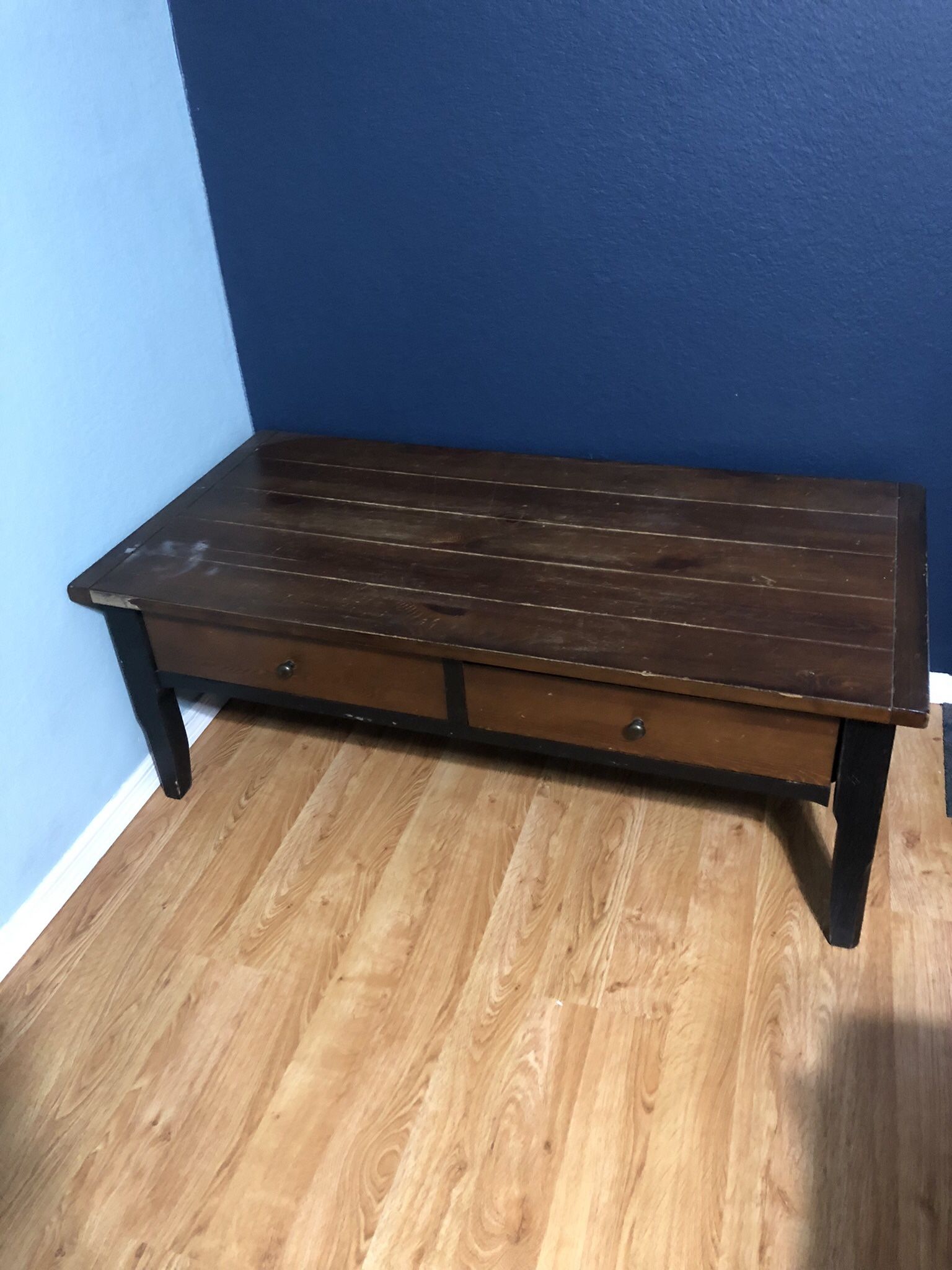 Rustic Solid Wood Storage Table / TV Stand – 47