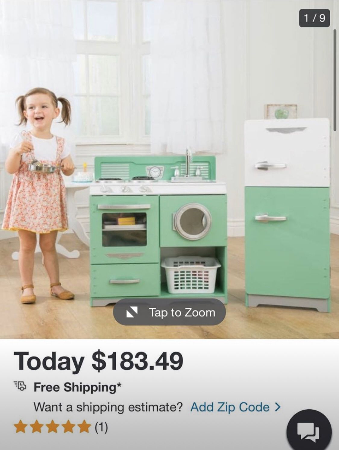 Big kitchen set for kids brand new pack in box orignal price around 200$ at target