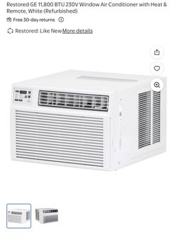 GE air conditioner with remote