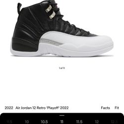 DEADSTOCK - Air Jordan 12 “Playoffs” Size 11