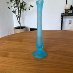 Vintage Blue Swung Vase