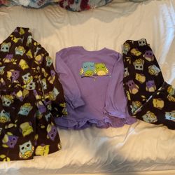 Pajamas, Set With Robe Size 3T