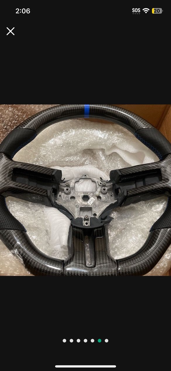 2013-2014 Carbon Fiber Mustang Steering Wheel