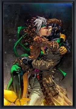 Sideshow Art Print Rogue And Gambit