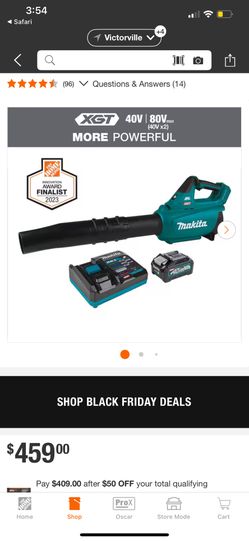 MAKITA XGT 40V Max Brushless Cordless Leaf Blower Kit
