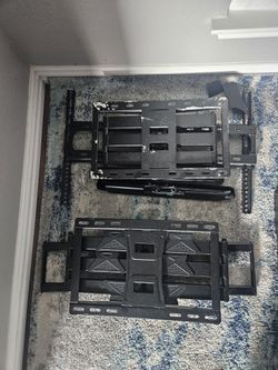 Two Metal Tv wall Stands