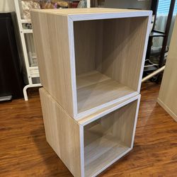 Two IKEA Eket Cabinets