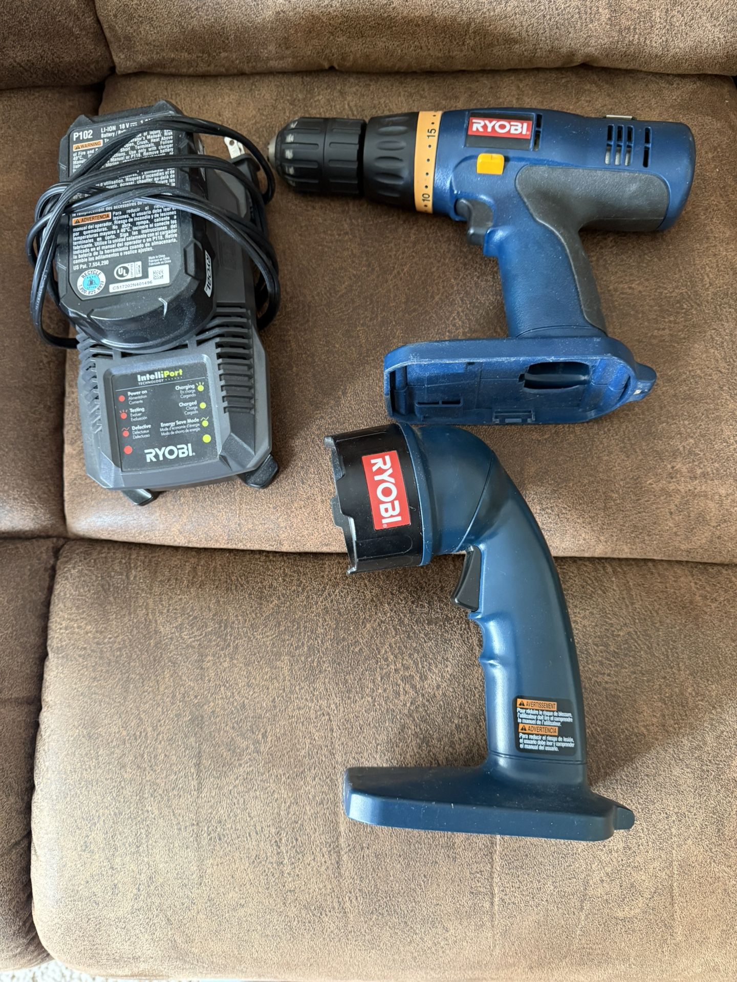 Ryobi Drill and Work Light w/Battery