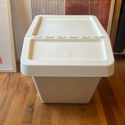 IKEA SORTERA Recycling bin with lid, white, 16 gallon