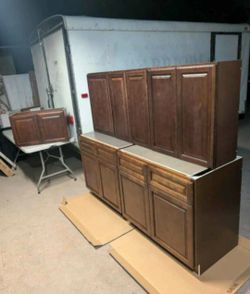 New kitchen cabinets! Chestnut color! Solid wood! Whole set for $900