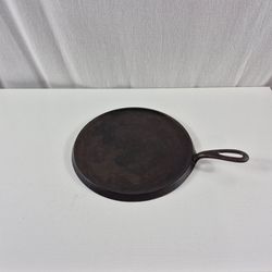 Vtg Griswold #9 Cast Iron Griddle 609 B Large Block Logo Erie PA
