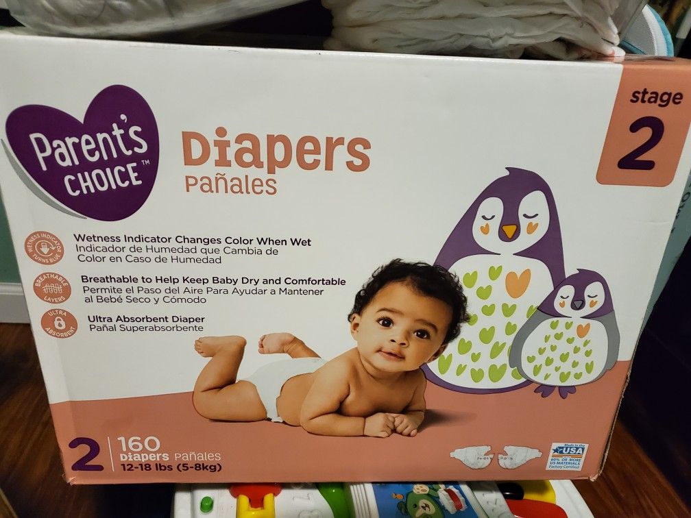 Diapers 160 count new