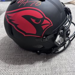 DEANDRE HOPKINS Signed Autograph Arizona Cardinals Full Size Replica Helmet- BAS