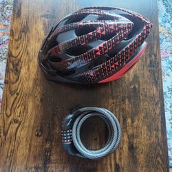 Schwinn Thrasher Bike Helmet+ Master Lock Bike Lock