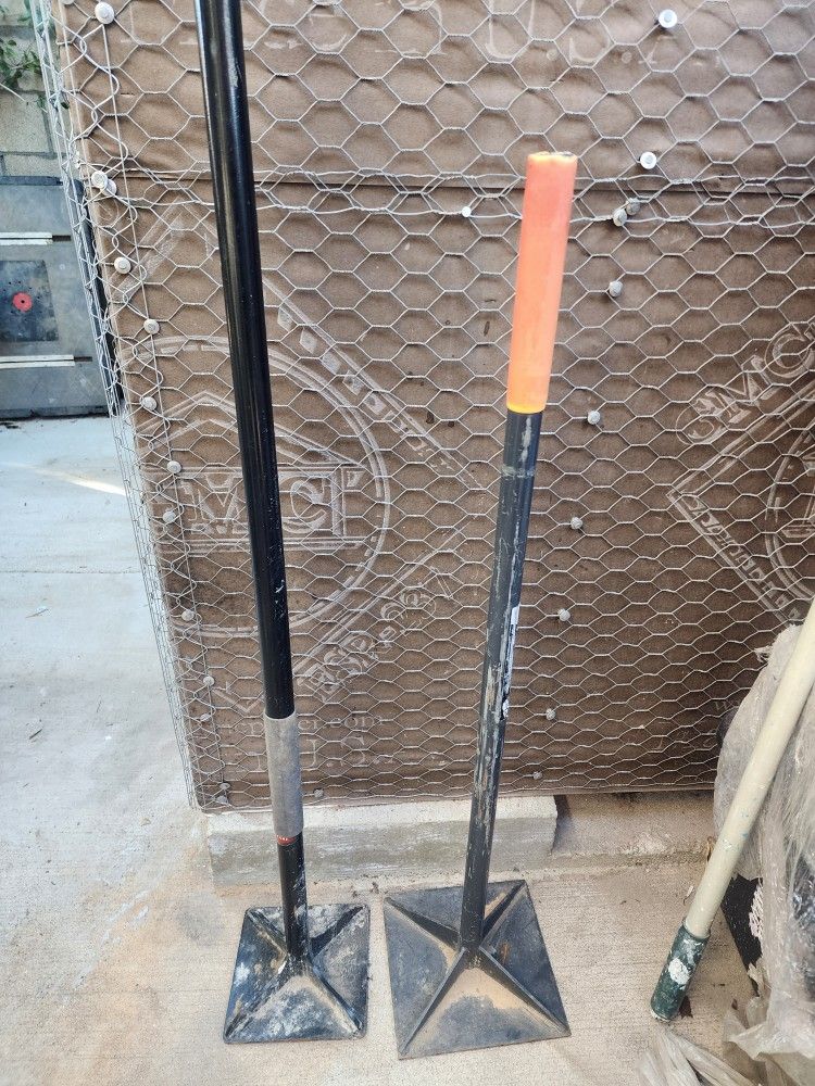 2 Steel Tampers  8x8, 10x10 Pre-owned 