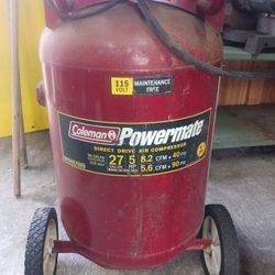 Air Compressor  Coleman 5hp 27gallon