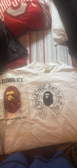 Bape X chrome heart T
