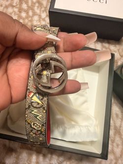 Gucci GG Supreme Space Print Belt