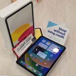 Apple iPad 10th Gen Brand New - $1 DOWN TODAY, NO CREDIT NEEDED