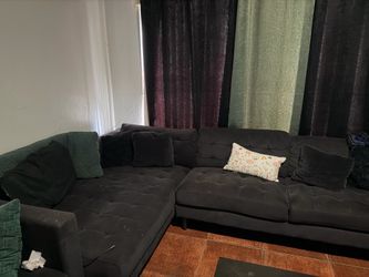 Black couches