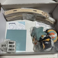 Baby Play Gym & Activity Mat, 5 Developmental Zones Wooden Tummy Time Mat