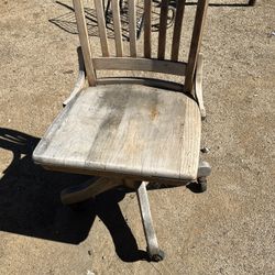 Vintage All Wood Chair