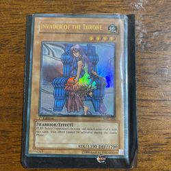 Invader Of The Throne 1st Edition Yugioh Card 