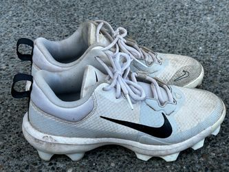 Nike Baseball Cleats Mike Trout White and Black