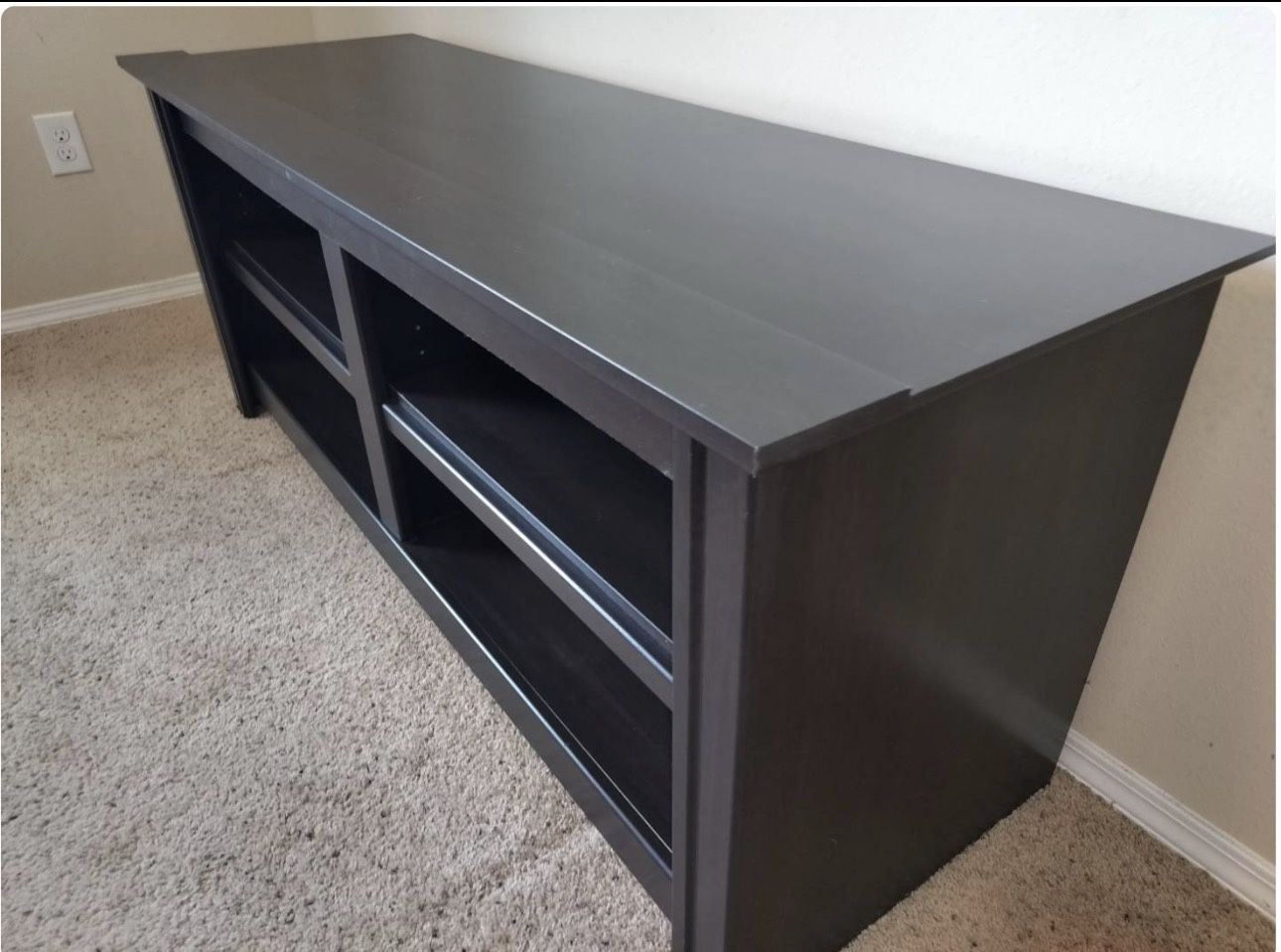 Dark Wooden TV/Console Storage Stand