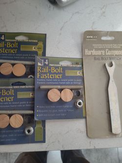 Oak stair railing hardware