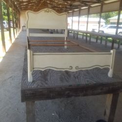 Vintage French Provincial Twin Bed