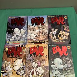 Bones Jeff Smith Series Book Lot of 6 Pre-owned 