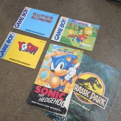 Video game manuals