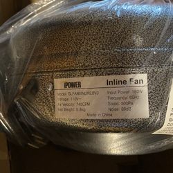 In-line Ventilation HVAC Vent Blower Fan