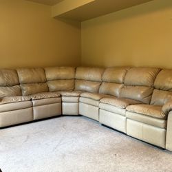 Sectional Leather Couch