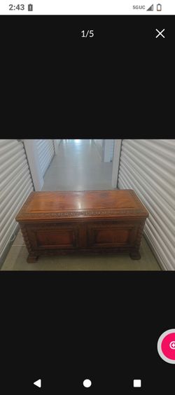 1950s camphor wood chest