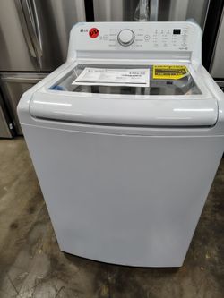 LG 4.3cu top load washer with agitator 4way