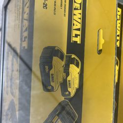 Dewarth. Charger And 2 Batteries 