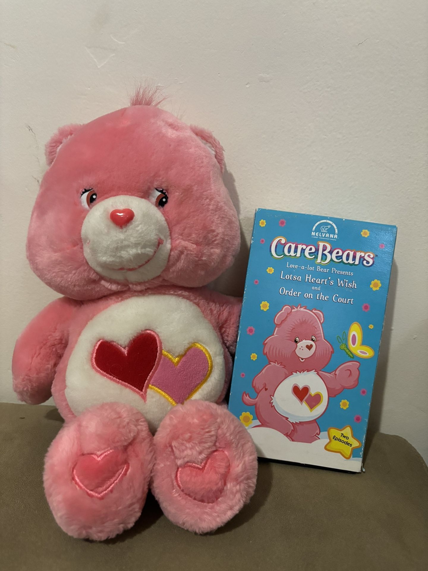 LOVE-A-LOT BEAR CARE BEAR & VHS