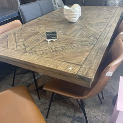 Solid Wood Dining Table Delivery Available 