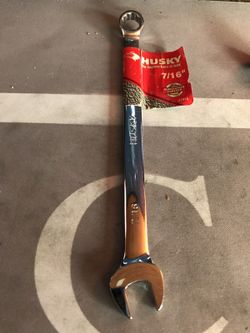 Husky 7/16 combination wrench