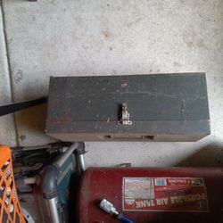 All Metal Old School Fishing Tackle Box