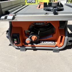Ridgid 10” Table Saw No Stand New Open Box 