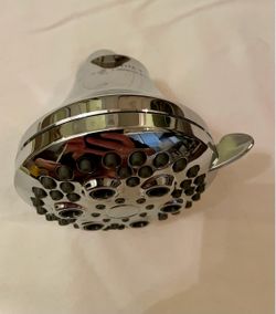 Delta 5-Spray Patterns 1.75 GPM 4.94 in. Wall Mount Fixed Shower Head in Chrome