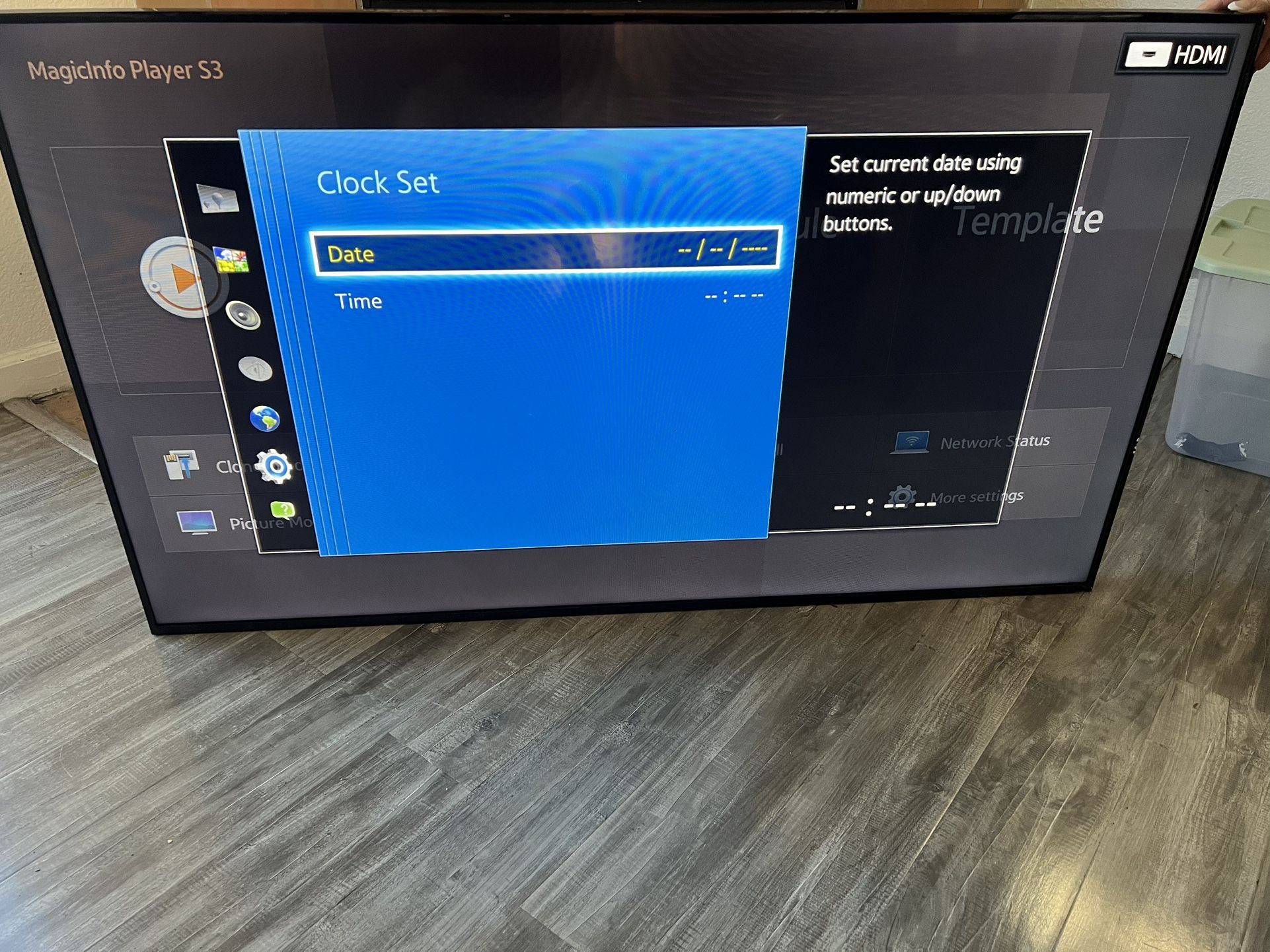 55” Samsung TV