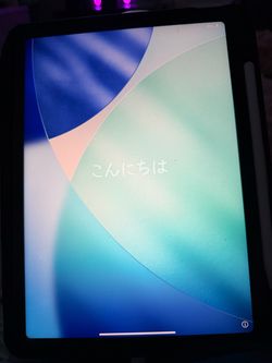 iPad Air (5th generation) with apple pencil