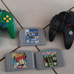 N64 Games and Controllers No System